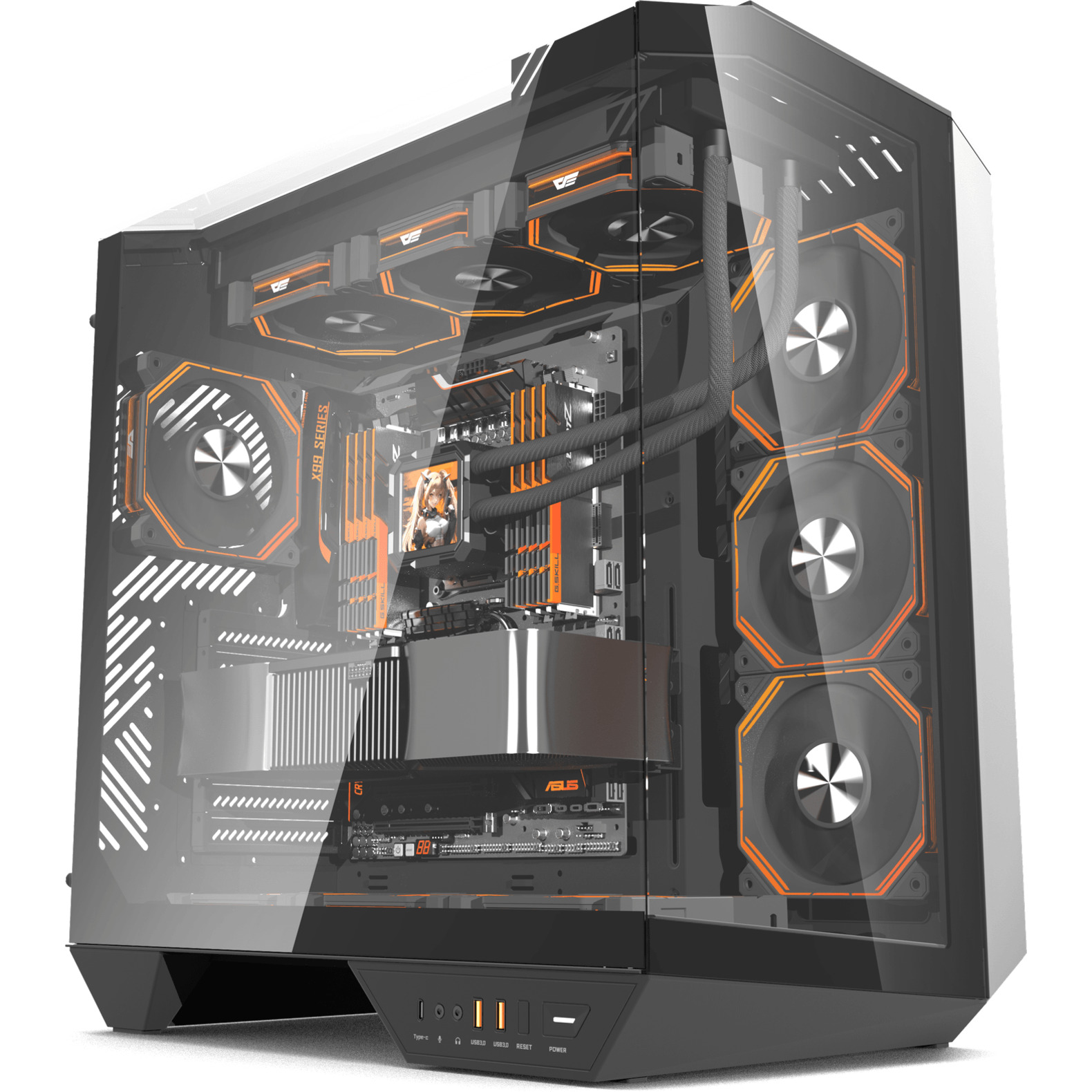 Корпус DARKFLASH DY470 Black