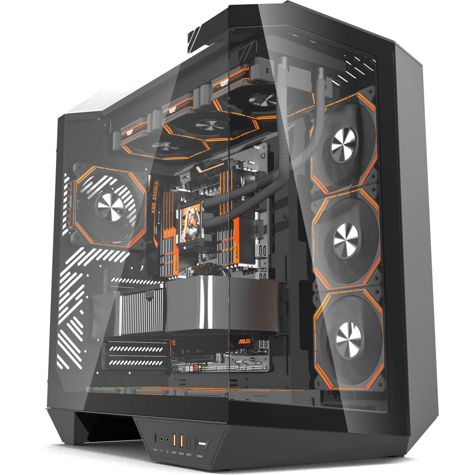 Корпус DARKFLASH DY470 Black