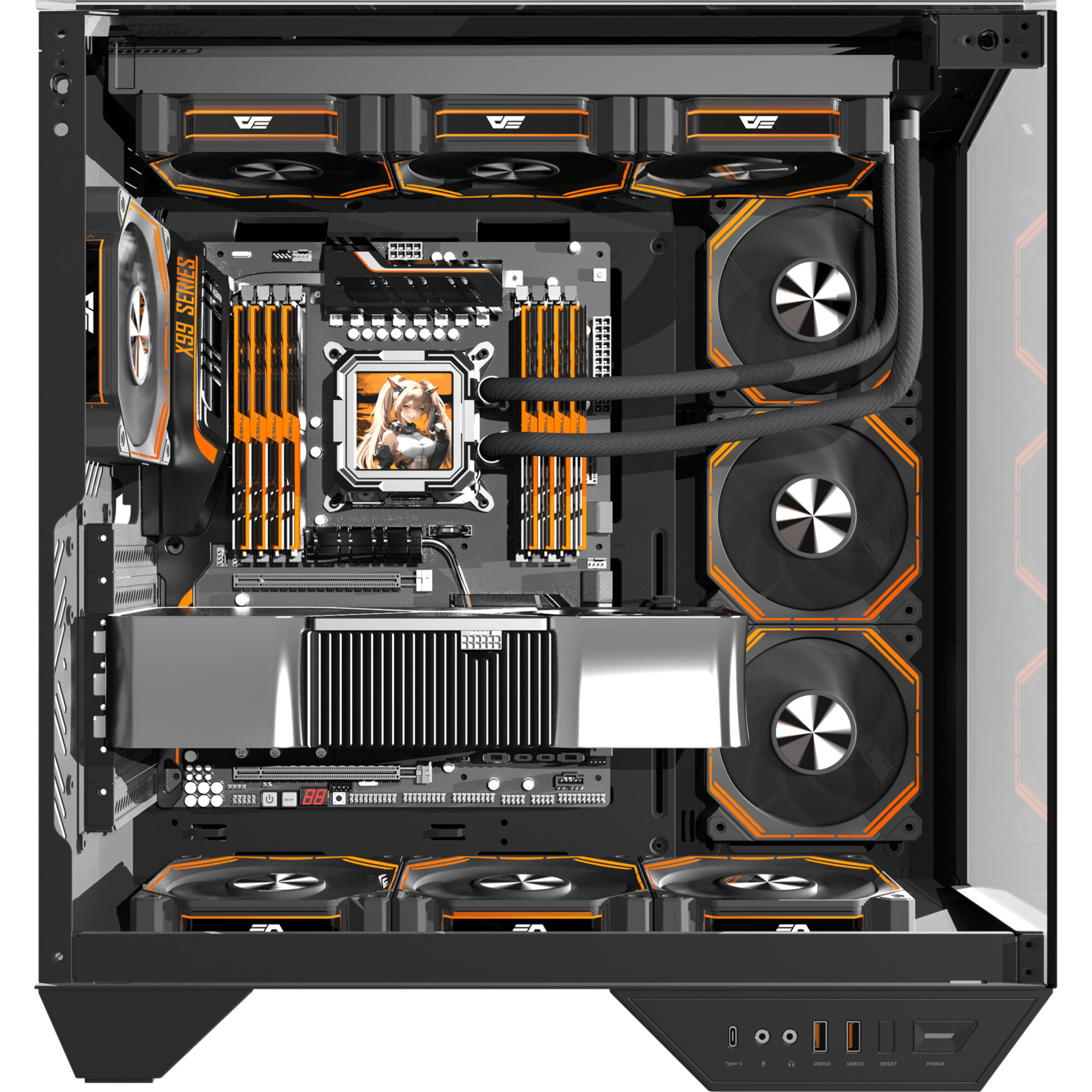 Корпус DARKFLASH DY470 Black