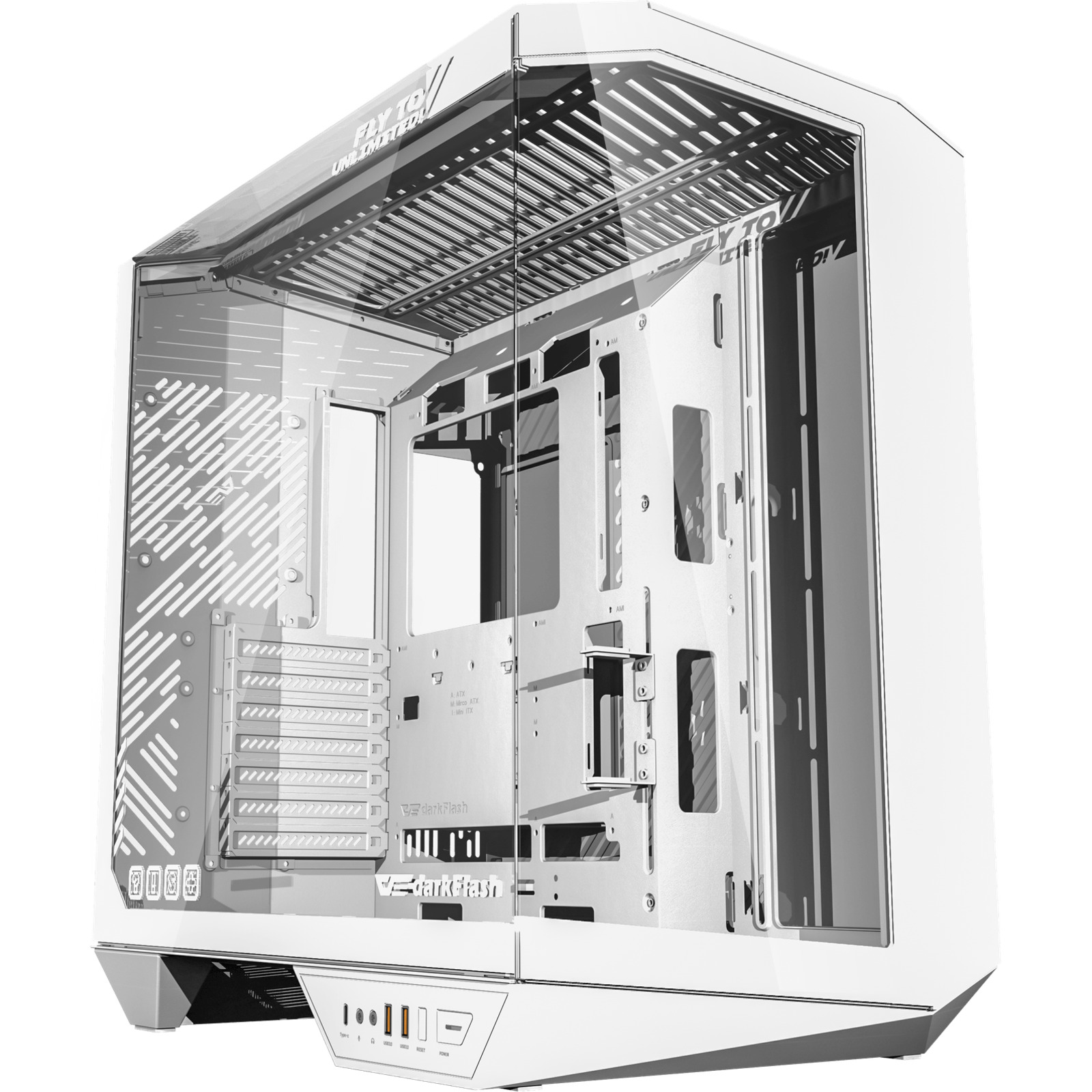 Корпус DARKFLASH DY470 White