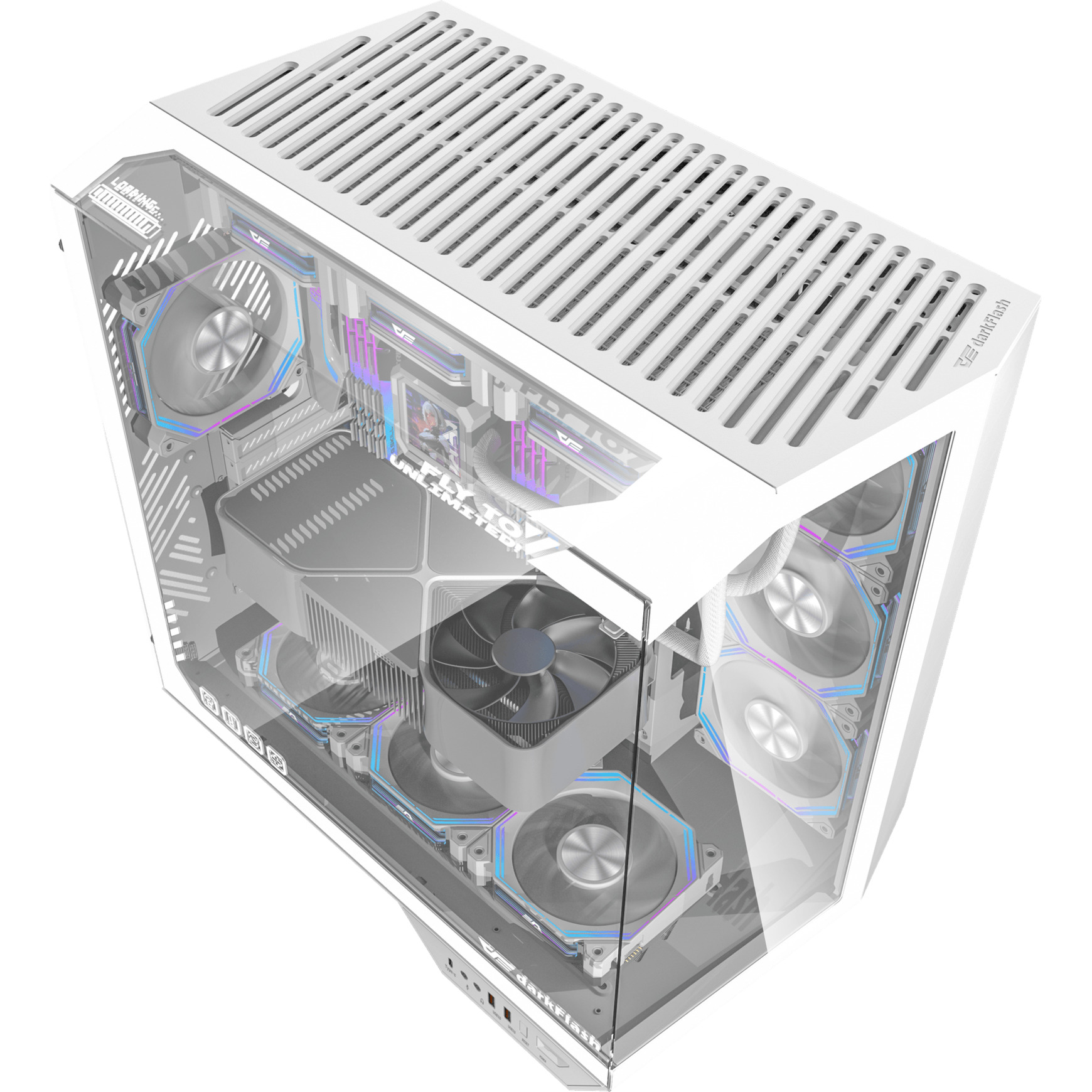 Корпус DARKFLASH DY470 White