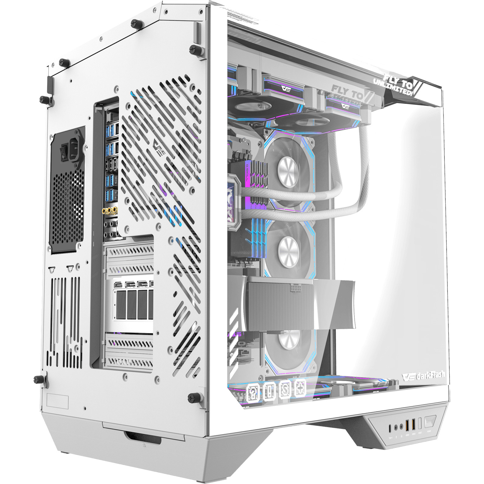 Корпус DARKFLASH DY470 White