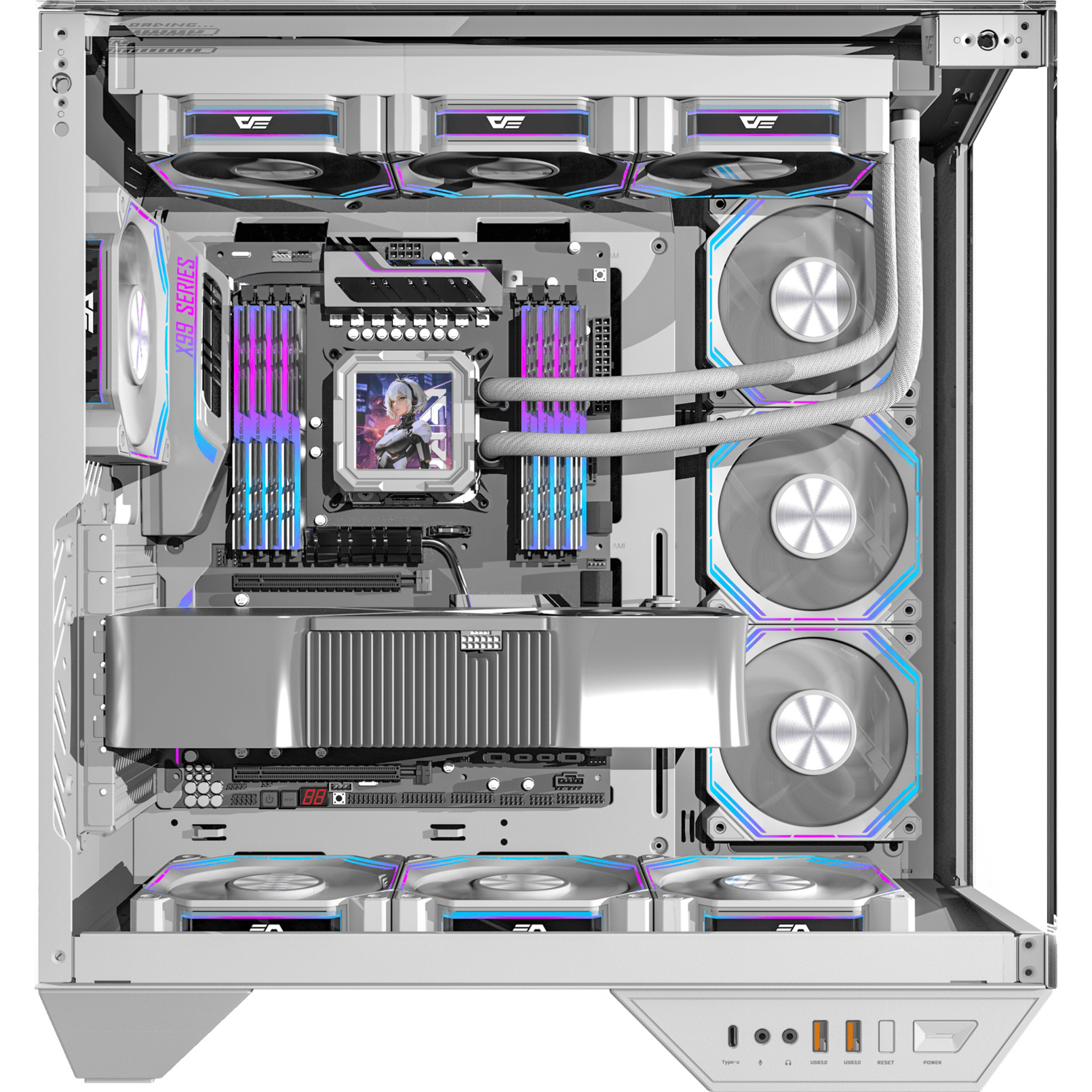 Корпус DARKFLASH DY470 White