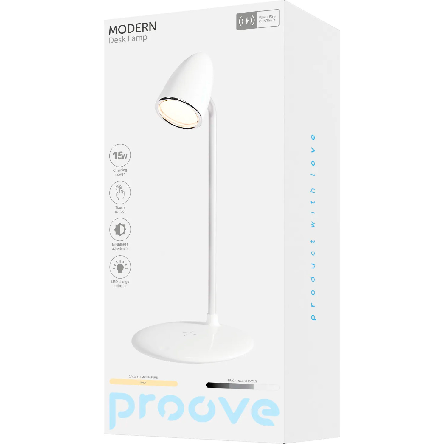 Лампа настольная PROOVE Modern White