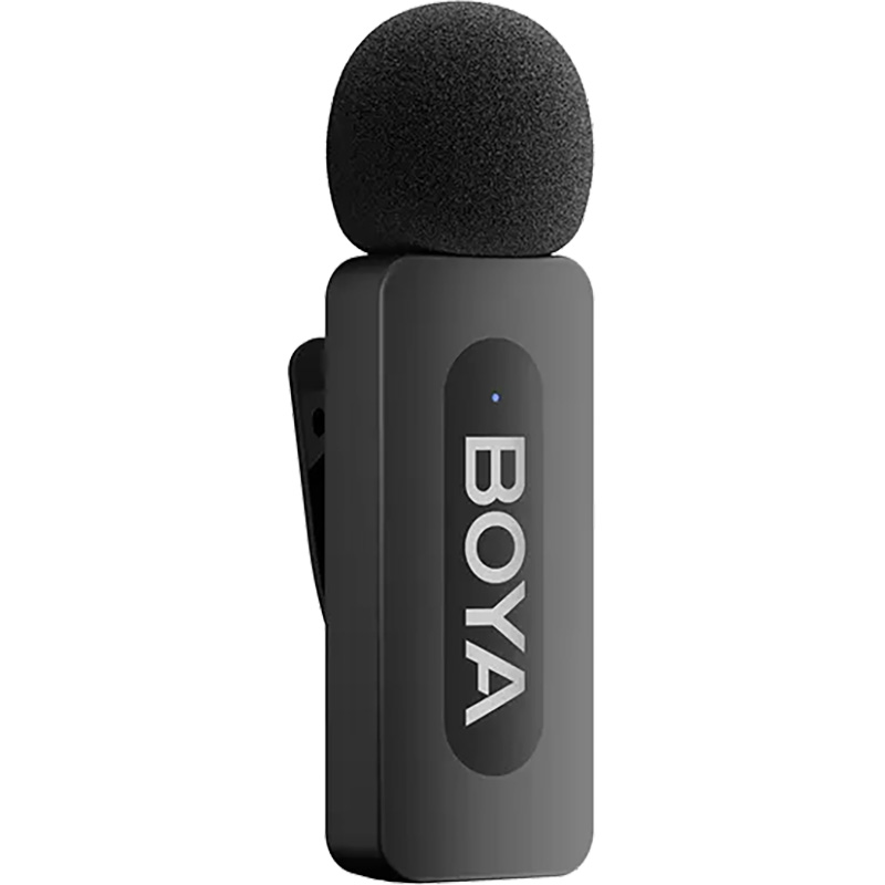 Бездротовий петличний мікрофон BOYA BY-V30 2.4 GHz Dual-Channel Wireless Microphone Type-C Black