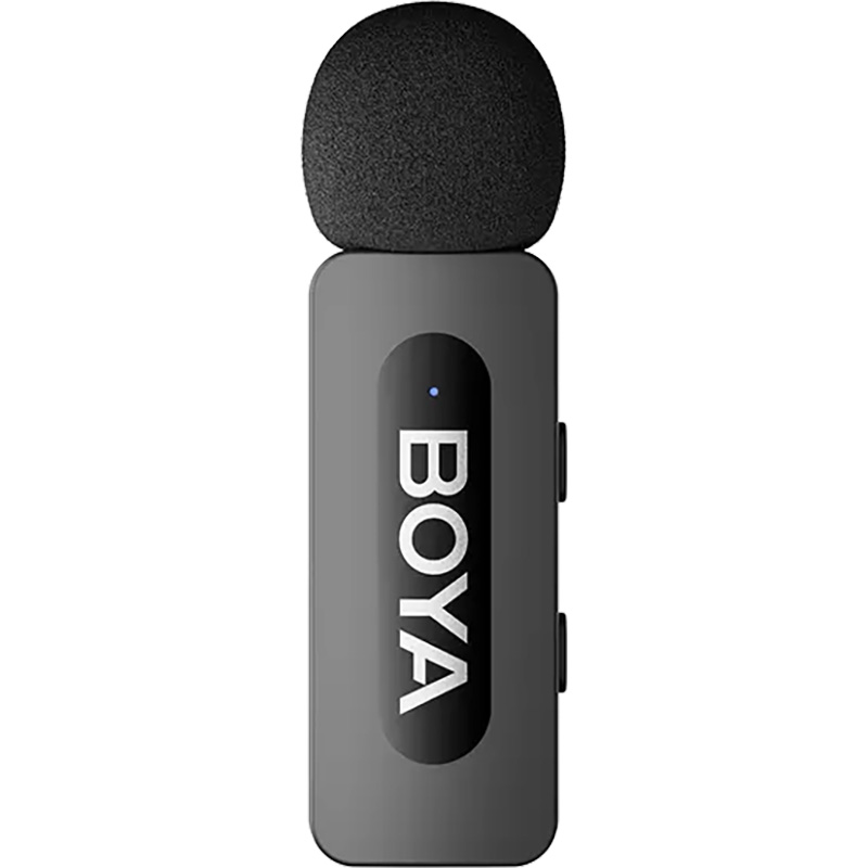 Бездротовий петличний мікрофон BOYA BY-V30 2.4 GHz Dual-Channel Wireless Microphone Type-C Black