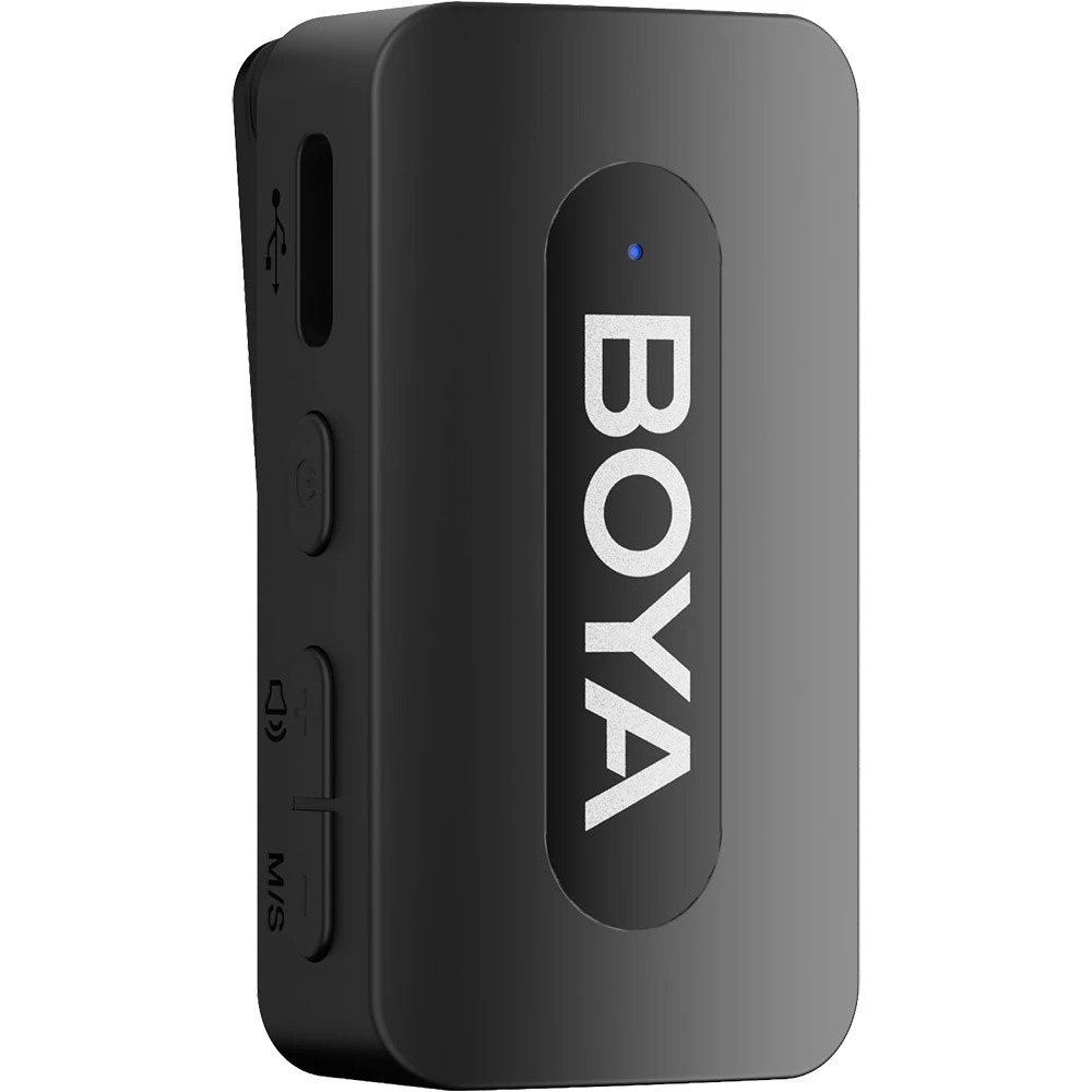 Бездротовий петличний мікрофон BOYA BY-V35 2.4 GHz Dual-Channel Wireless Microphone 3.5mm TRS Black