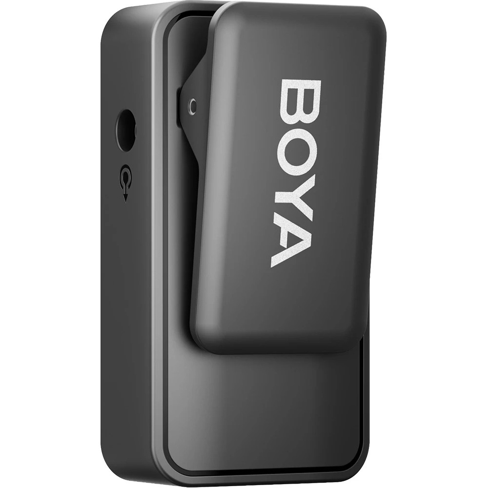 Бездротовий петличний мікрофон BOYA BY-V35 2.4 GHz Dual-Channel Wireless Microphone 3.5mm TRS Black