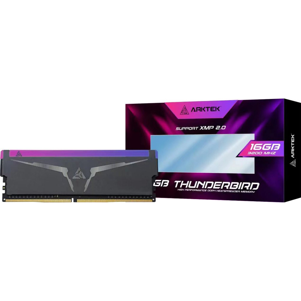 Модуль пам'яті ARKTEK Thunderbird DDR4 3200MHz 16GB (AKD4S16P3200HL)