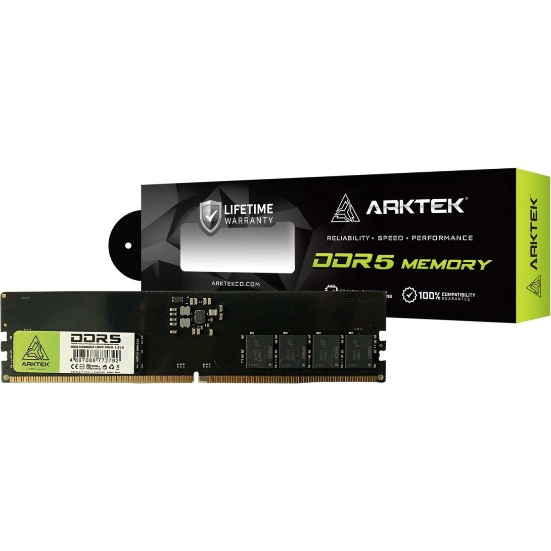 Модуль пам'яті ARKTEK DDR5 5200MHz 16GB (AKD5S16P5200)