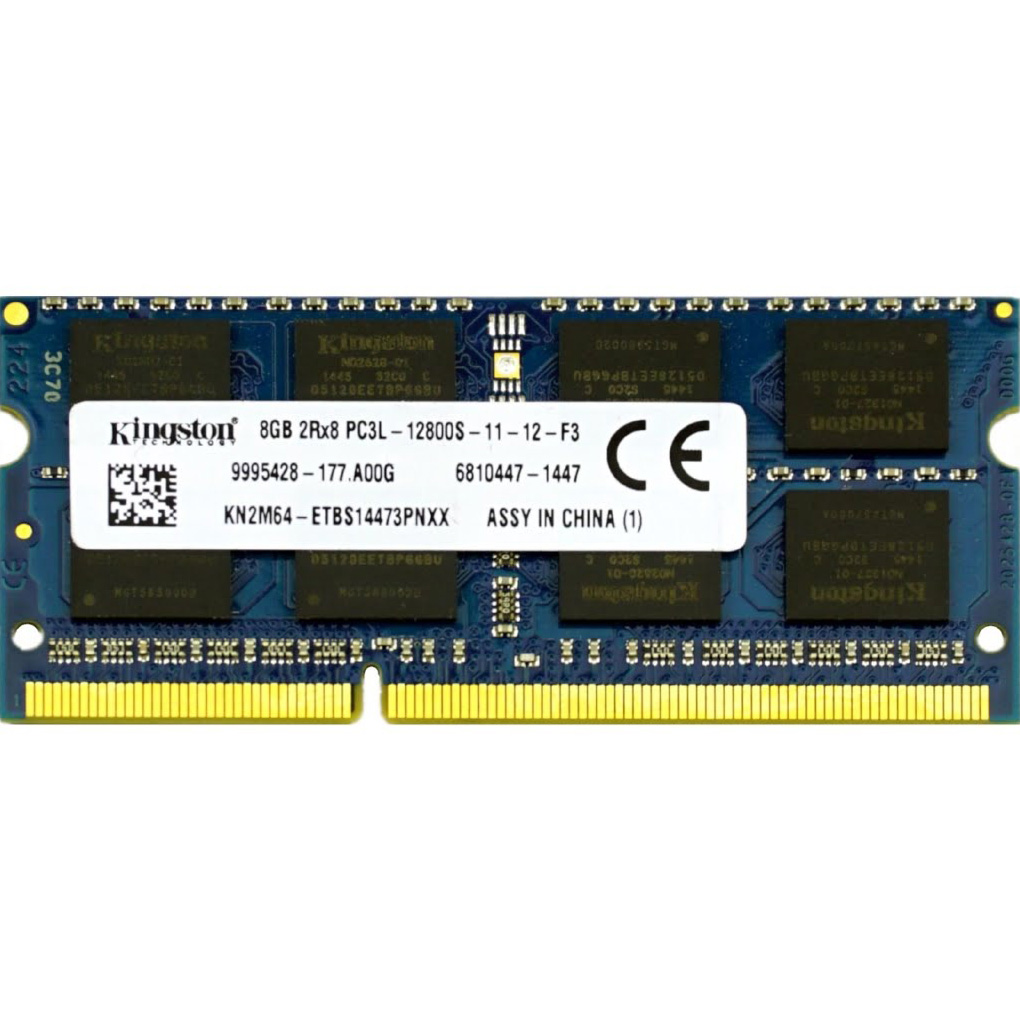 Модуль пам'яті KINGSTON SO-DIMM DDR3L 1600MHz 8GB (KN2M64-ETB)