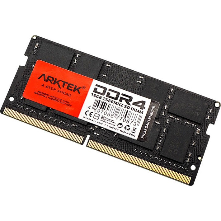 Модуль пам'яті ARKTEK SO-DIMM DDR4 2666MHz 16GB (AKD4S16N2666)