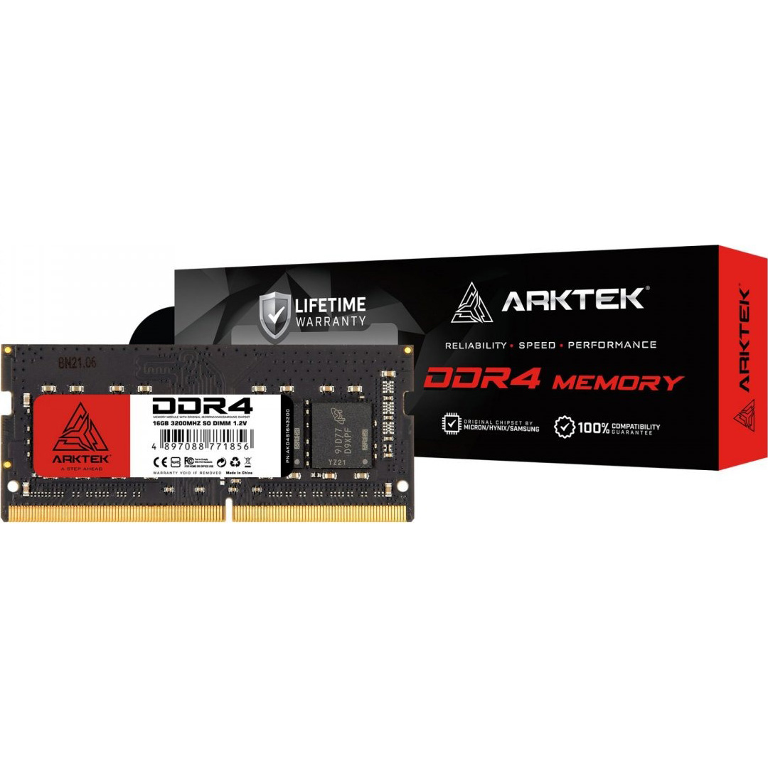 Модуль памяти ARKTEK SO-DIMM DDR4 3200MHz 16GB (AKD4S16N3200)