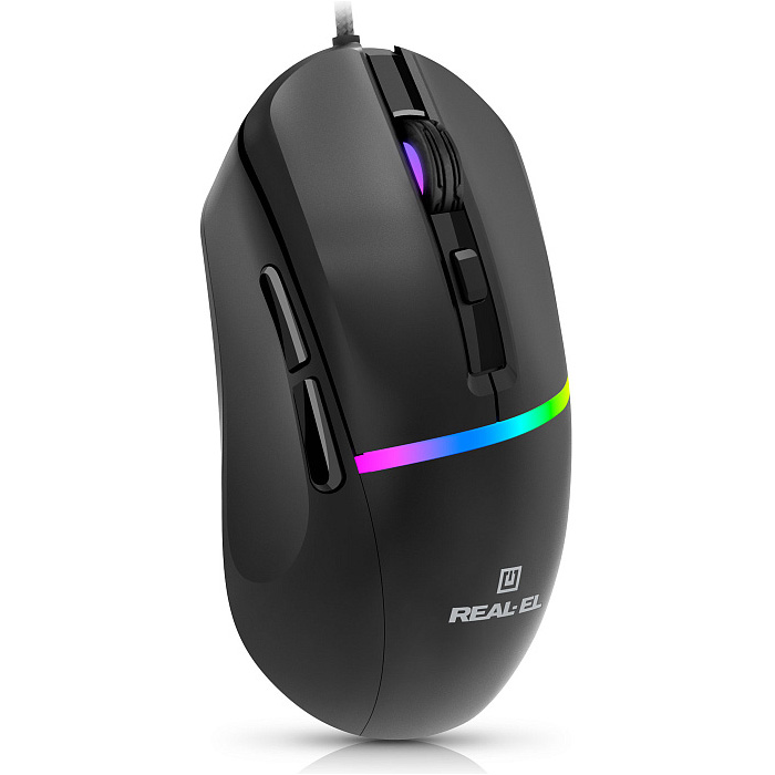 Миша REAL-EL RM-530 Black (EL123200053)