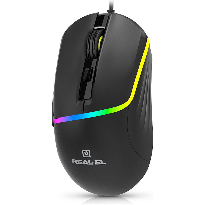 Миша REAL-EL RM-530 Black (EL123200053)