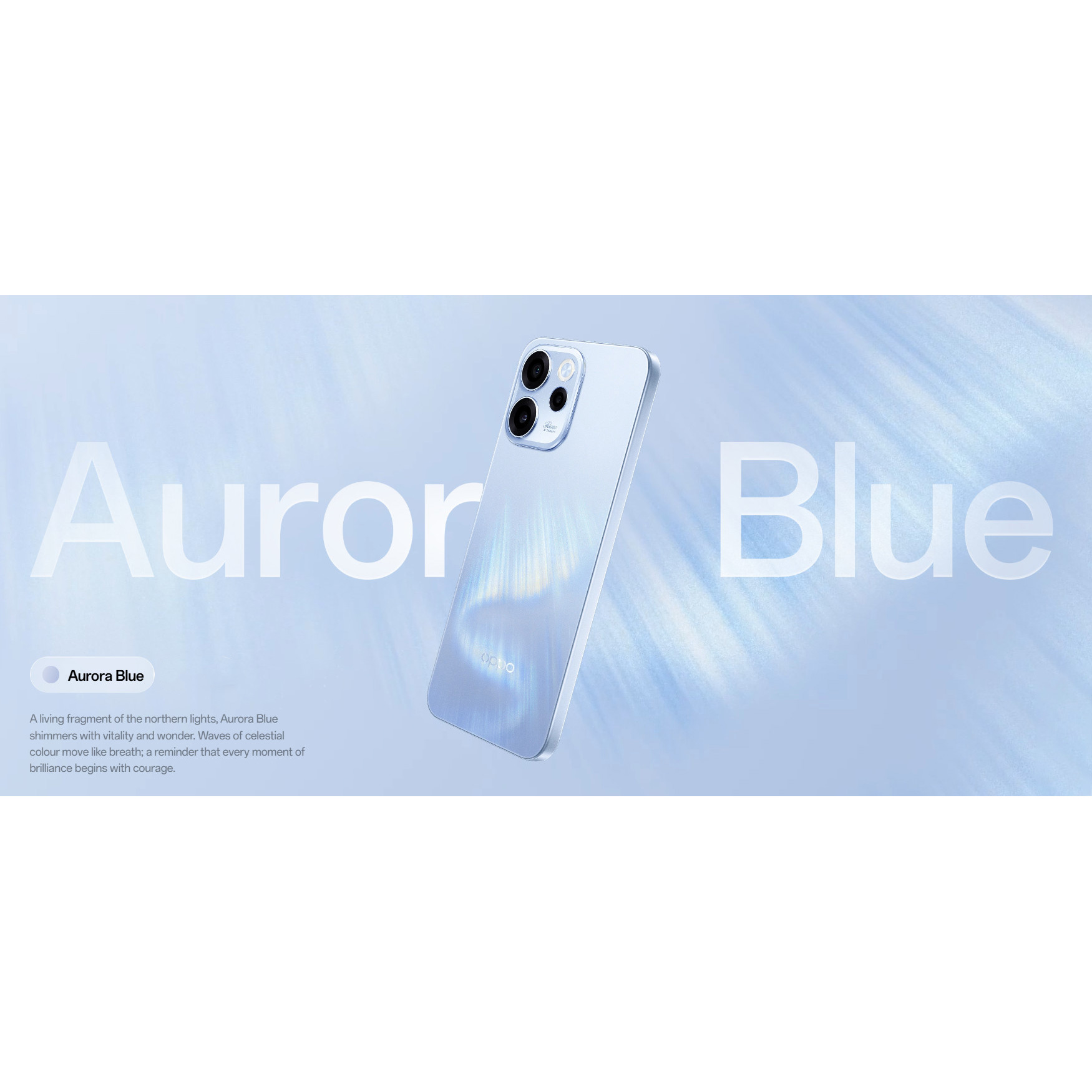 Смартфон OPPO Reno15 F 5G 8/256GB Aurora Blue
