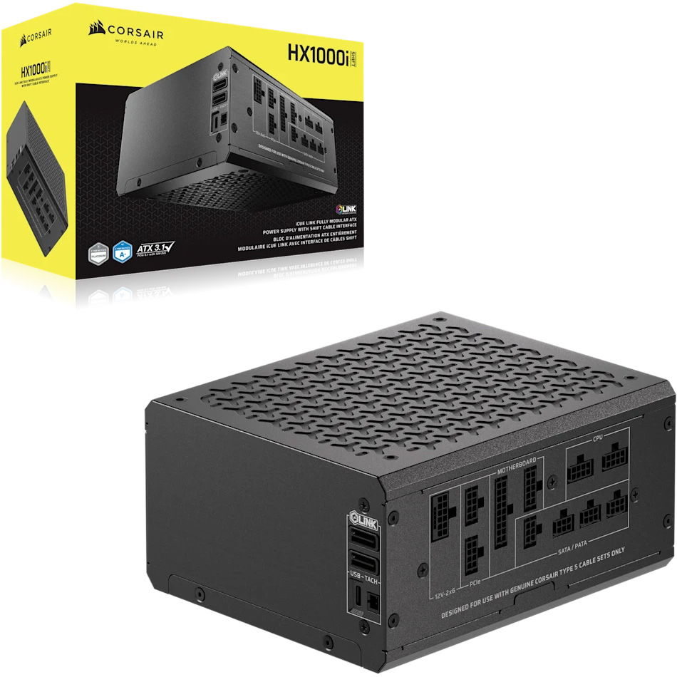 Блок питания 1000W CORSAIR HX1000i Shift (CP-9020265-EU)