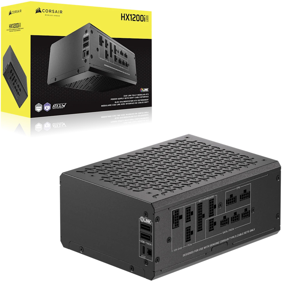 Блок живлення 1200W CORSAIR HX1200i Shift (CP-9020267-EU)