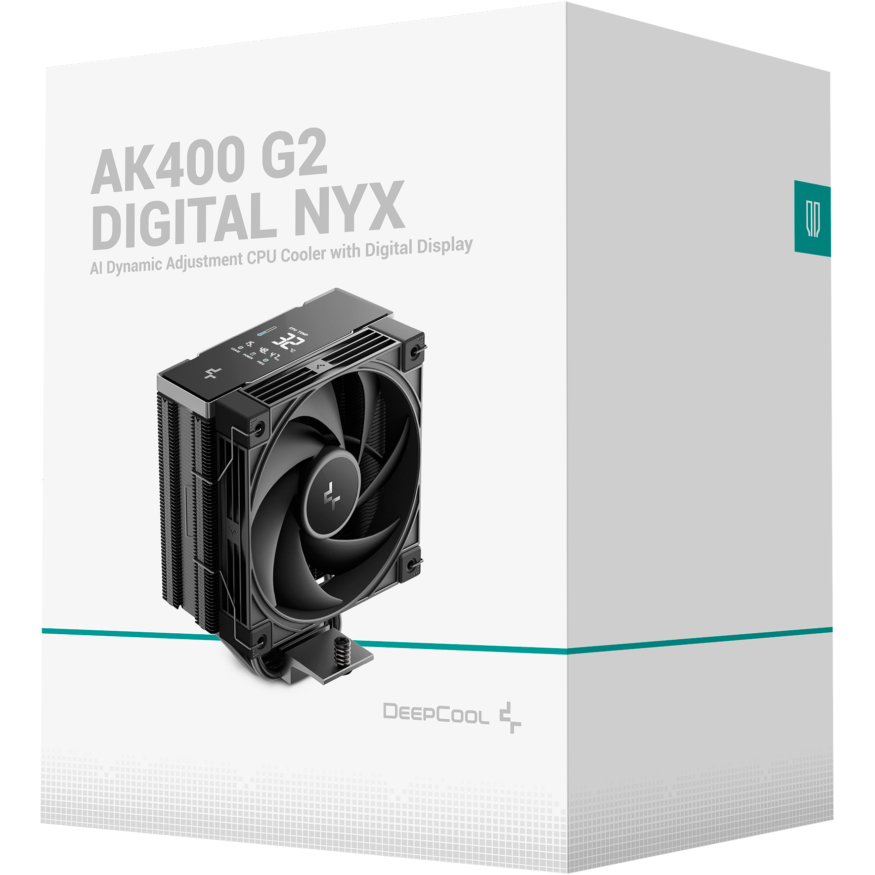 Кулер для процессора DEEPCOOL AK400 G2 Digital NYX (R-AK400G2-BKNNMN-GJD-1)