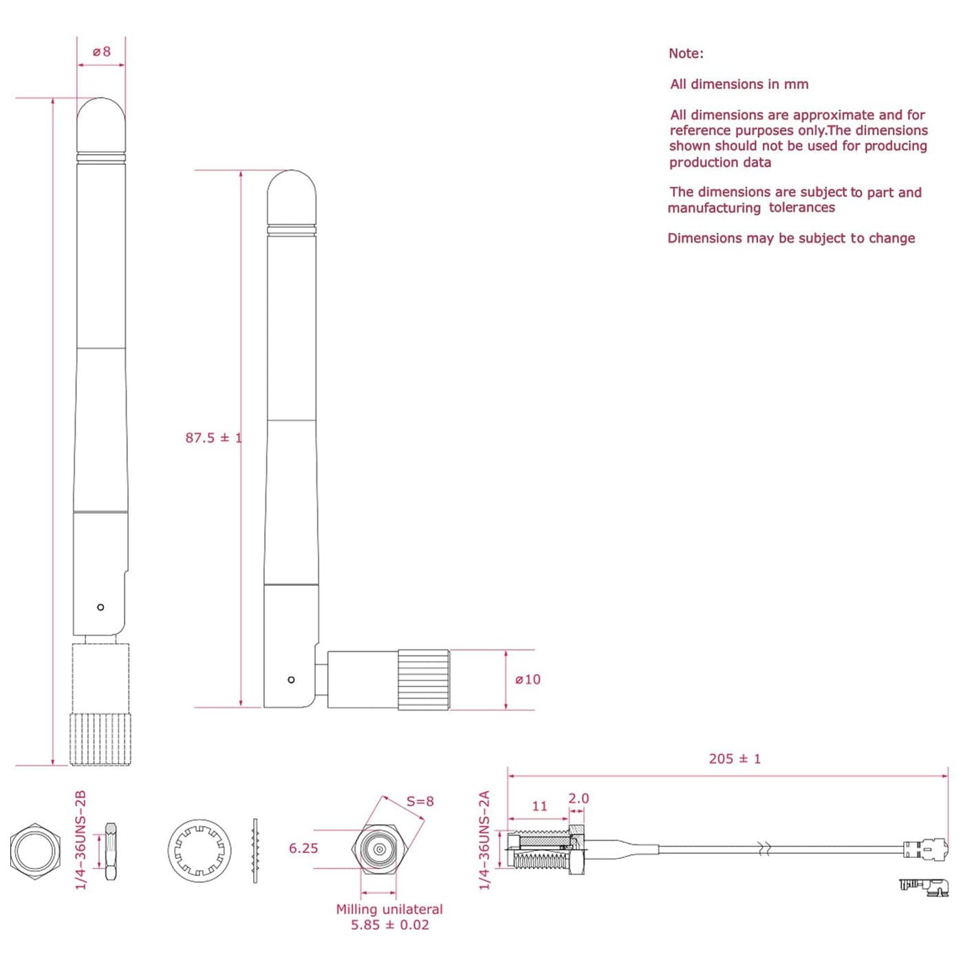 Антенна RASPBERRY PI Compute Module 4/5 Antenna Kit (SC0480)