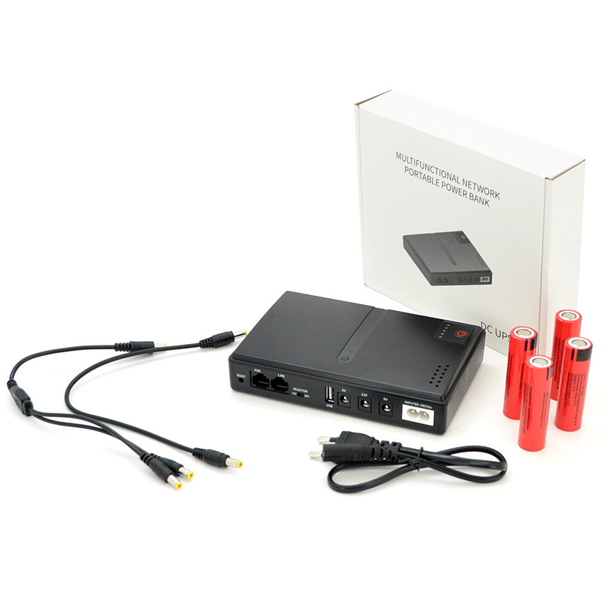 ДБЖ для роутера VOLTRONIC DC1018P Black 18W 12800mAh