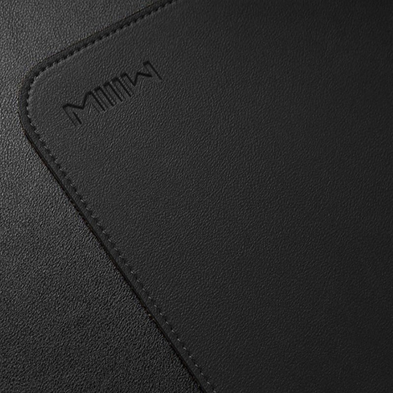 Коврик для мыши Xiaomi MiiiW Leather Cork Mouse Pad M Black (MWMLV01-PMP01-M)