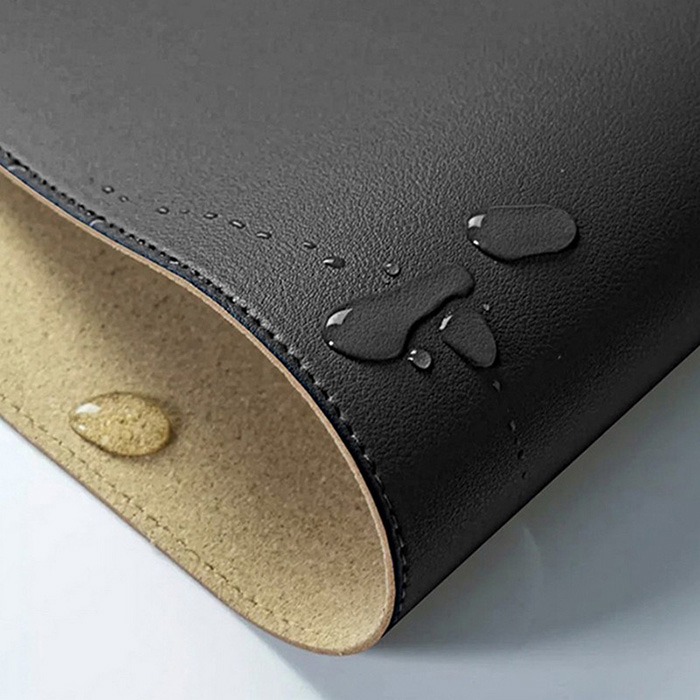 Коврик для мыши Xiaomi MiiiW Leather Cork Mouse Pad M Black (MWMLV01-PMP01-M)