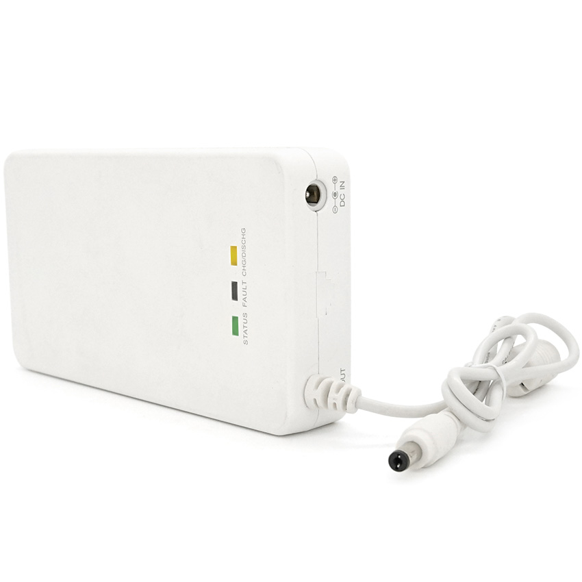 Корпус ДБЖ для роутера VOLTRONIC 15W, Output: DC12V/1,5A, під акумулятори 4(АА)