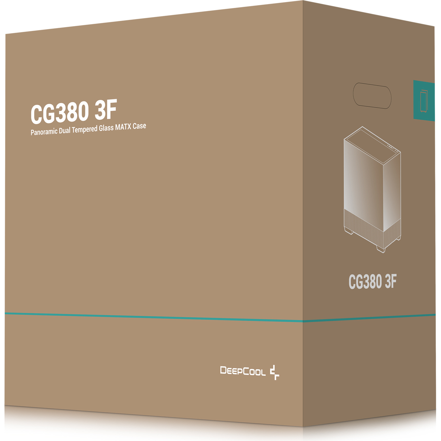 Корпус DEEPCOOL CG380 3F (R-CG380-BKAGM3-G)