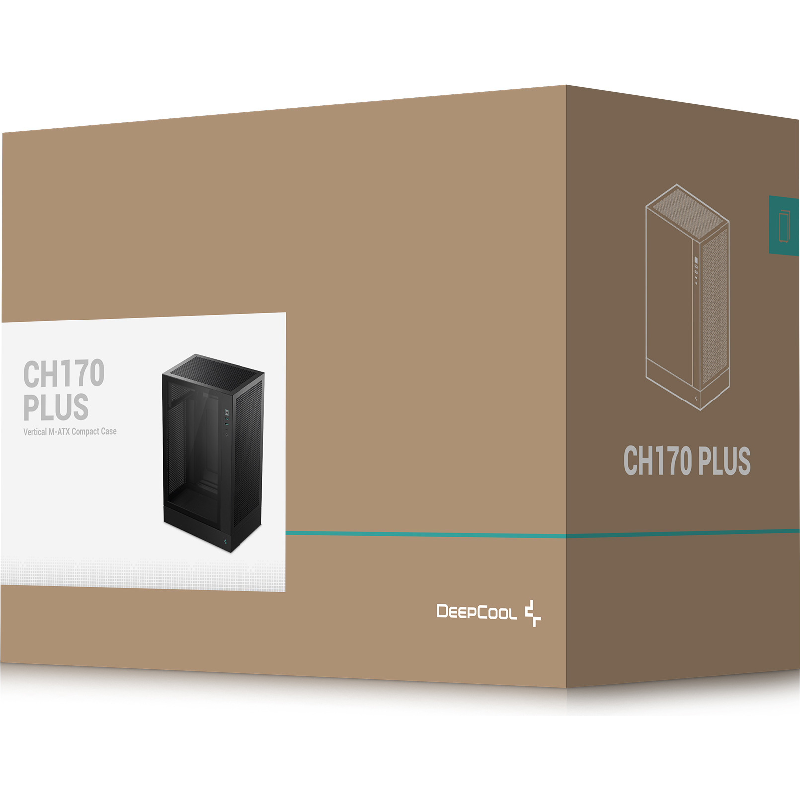 Корпус DEEPCOOL CH170 Plus (R-CH170-BKNGM0-G)