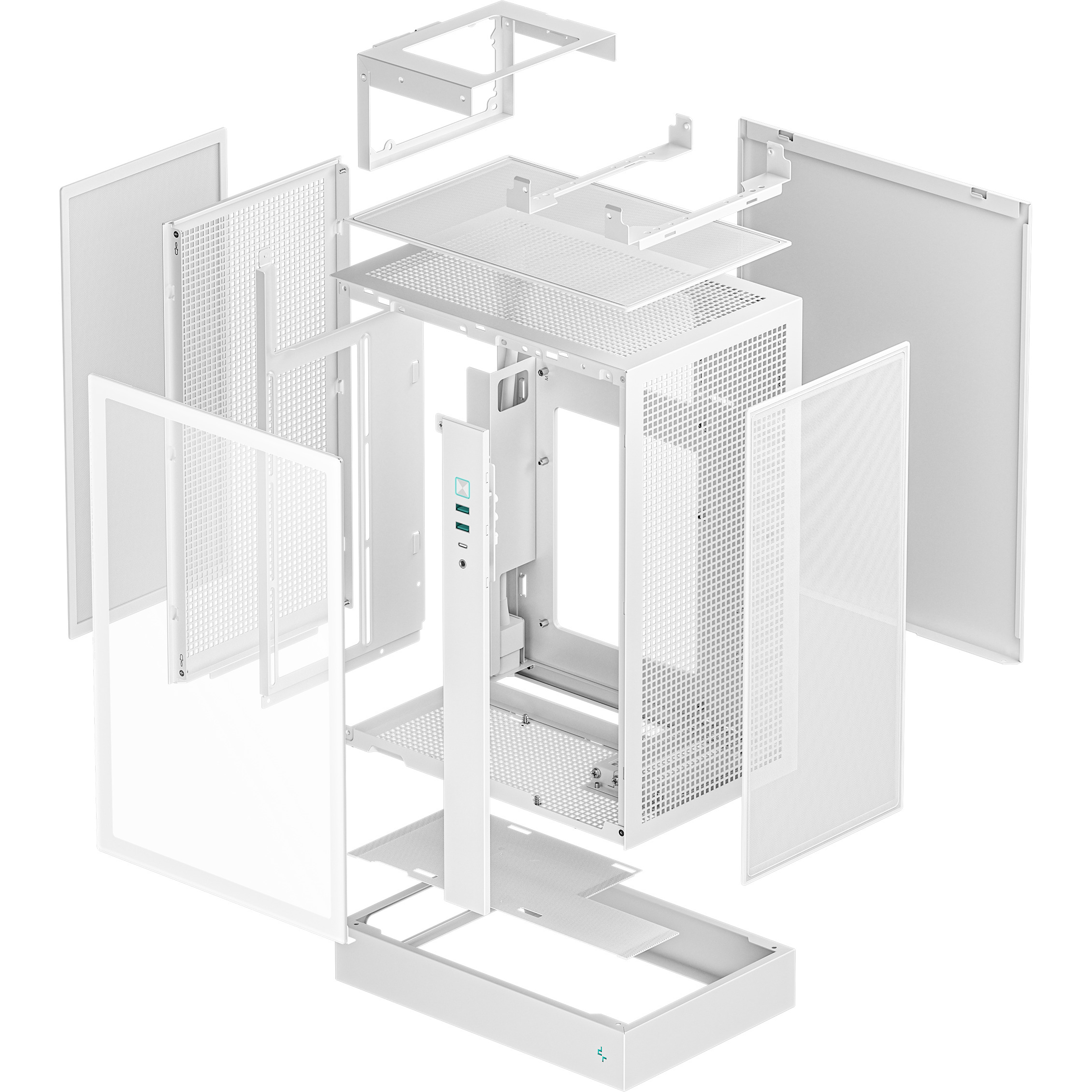 Корпус DEEPCOOL CH170 Plus White (R-CH170-WHNGM0-G)