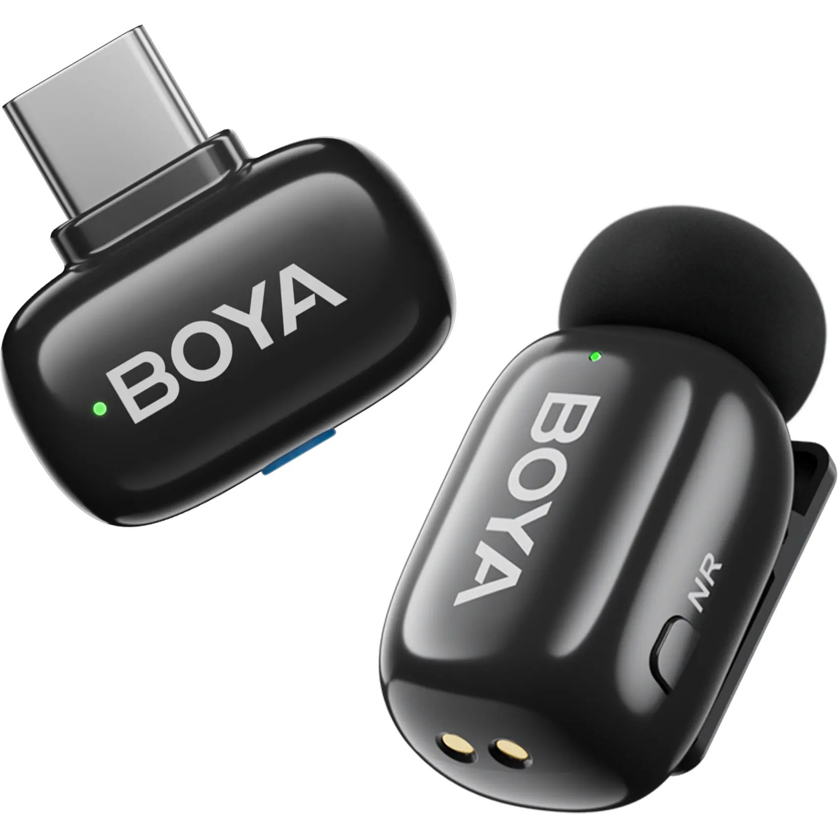 Бездротовий петличний мікрофон BOYA Mini-16 Tiniest Wireless Microphone Type-C Black
