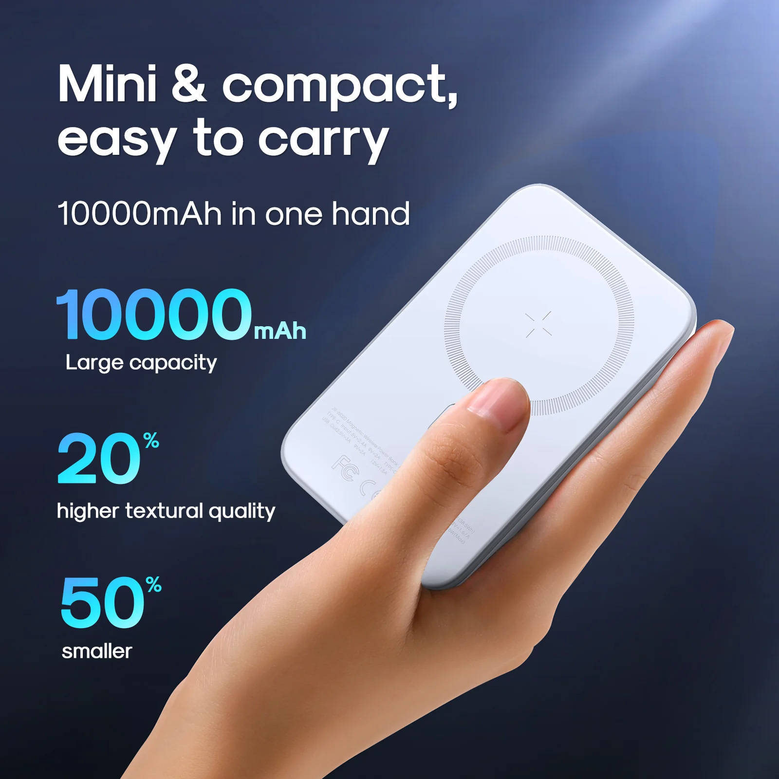 Повербанк MagSafe JOYROOM JR-W020 20W 10000mAh White