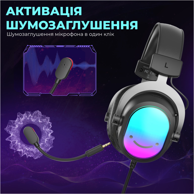 Наушники геймерские FIFINE H16
