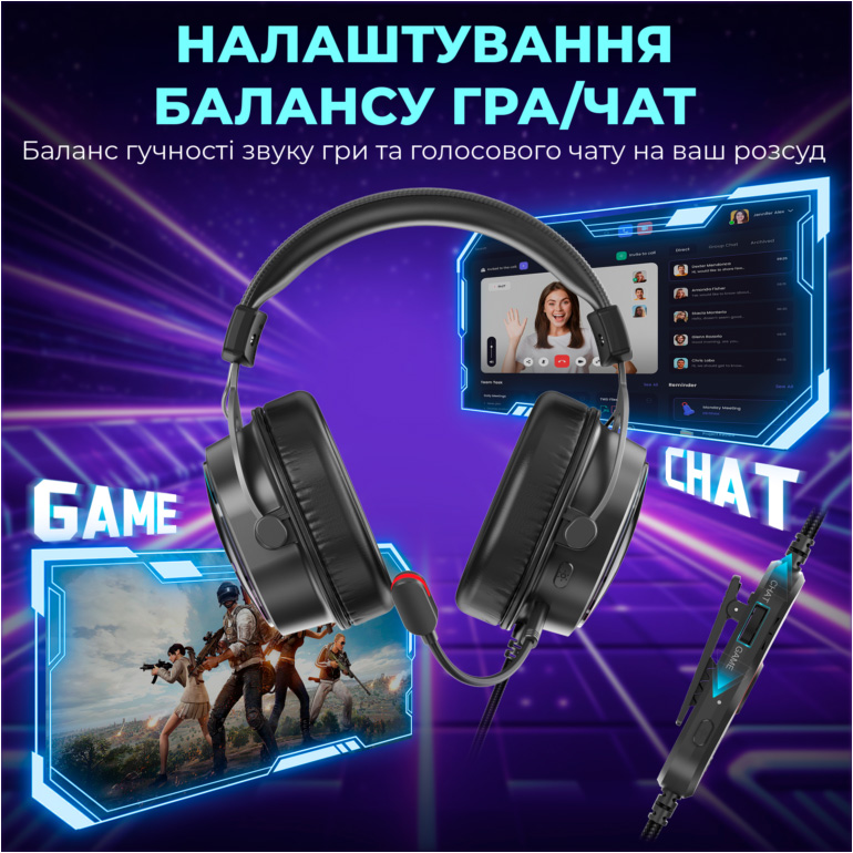 Наушники геймерские FIFINE H16