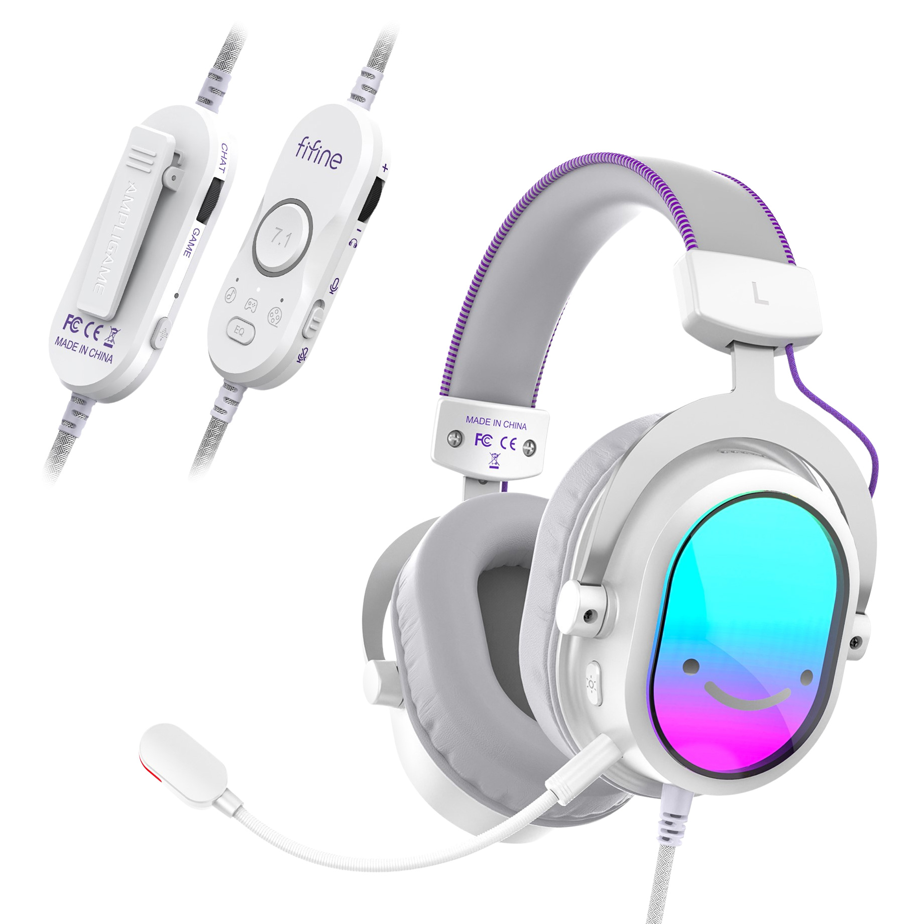 Наушники геймерские FIFINE H16W
