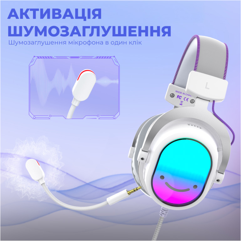 Наушники геймерские FIFINE H16W