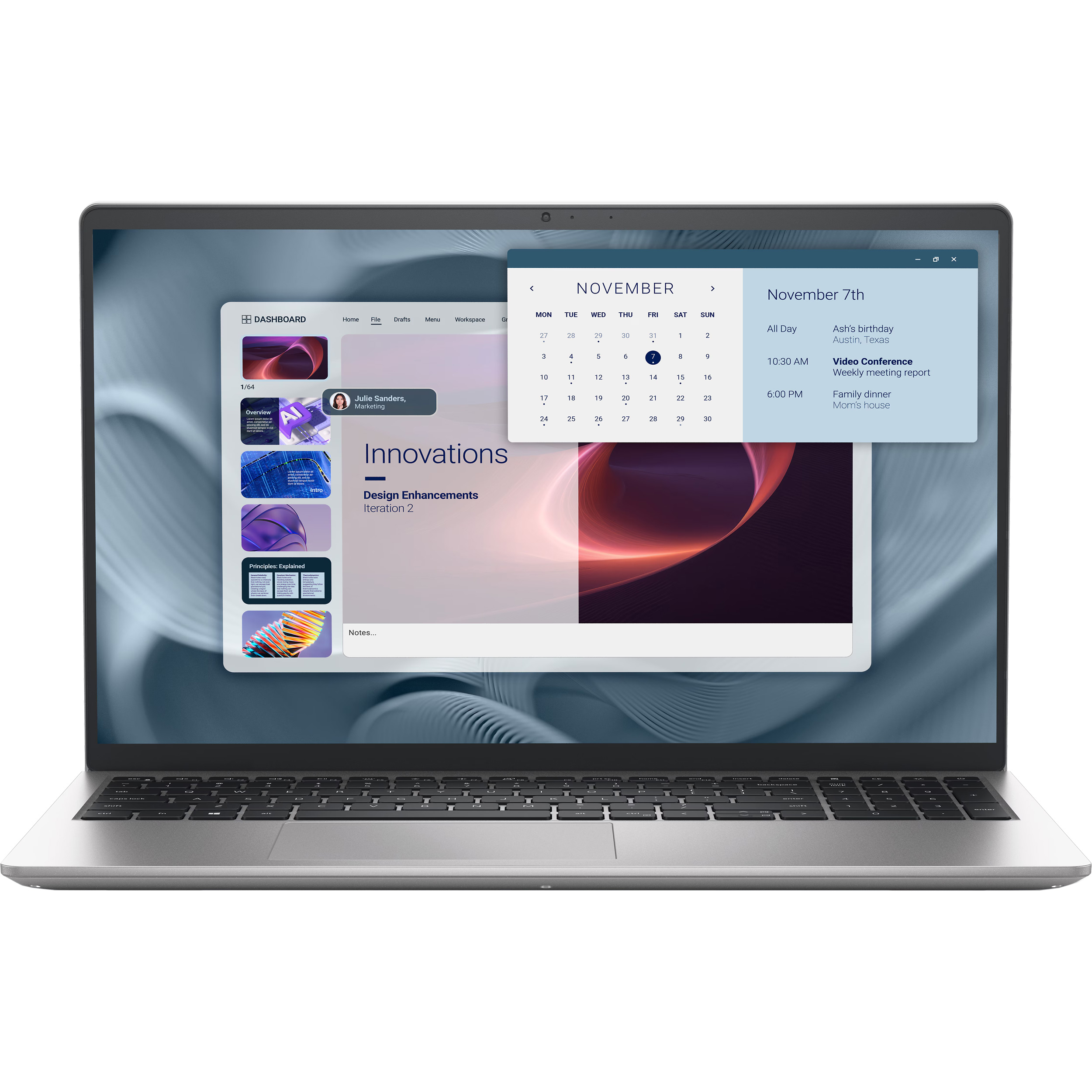 Ноутбук DELL Pro 15 Essential Platinum Silver (PV15250_RPLU_003_M_WP)