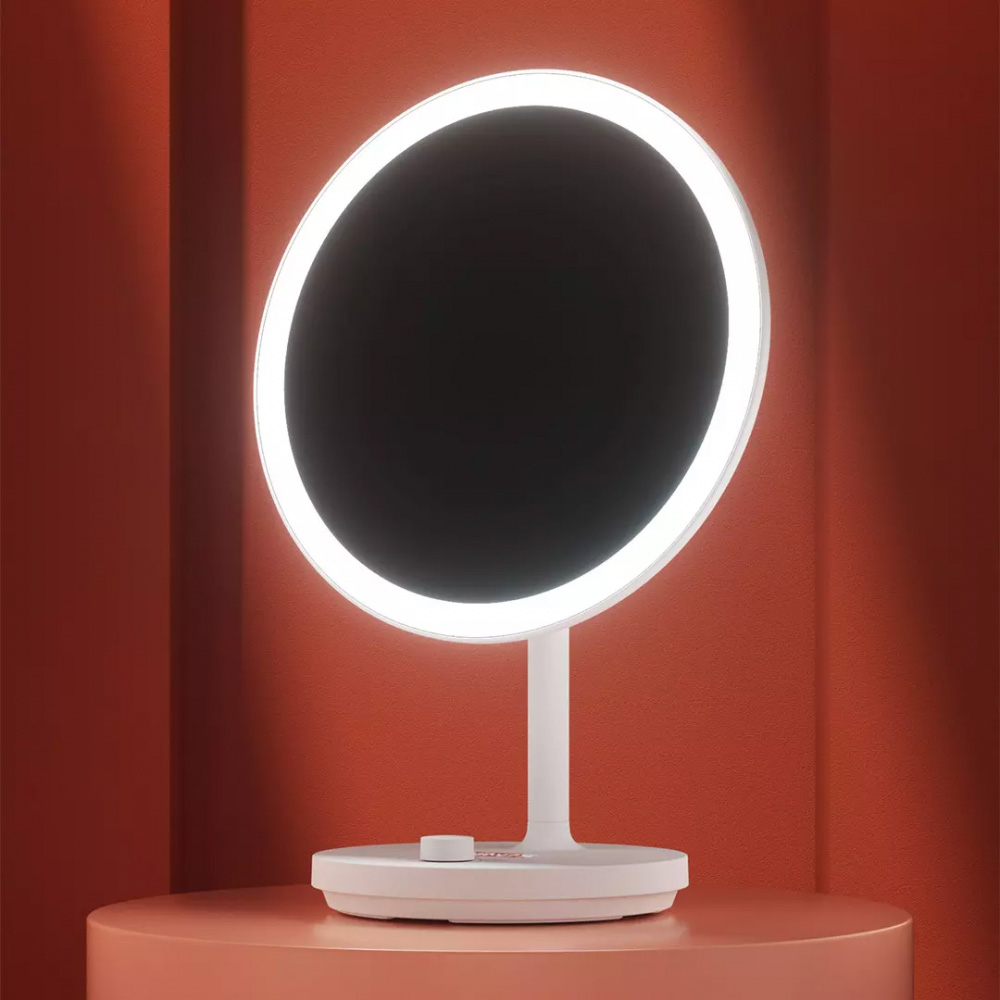 Косметичне дзеркало JORDAN&JUDY LED Makeup Mirror Plus Pink (6941214124967)