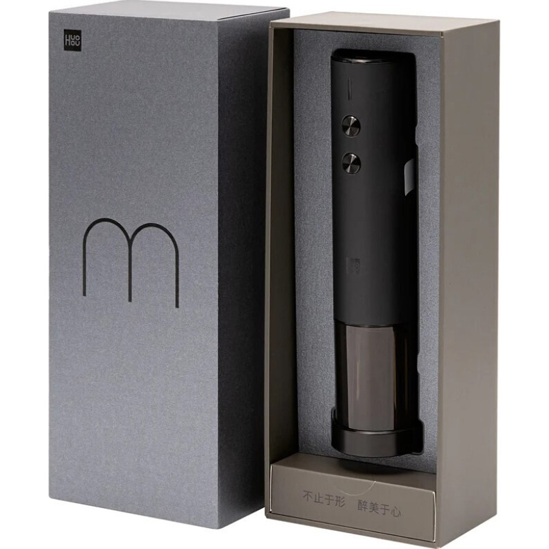 Электрический штопор HUOHOU Electric Wine Bottle Opener Black (HU0120)