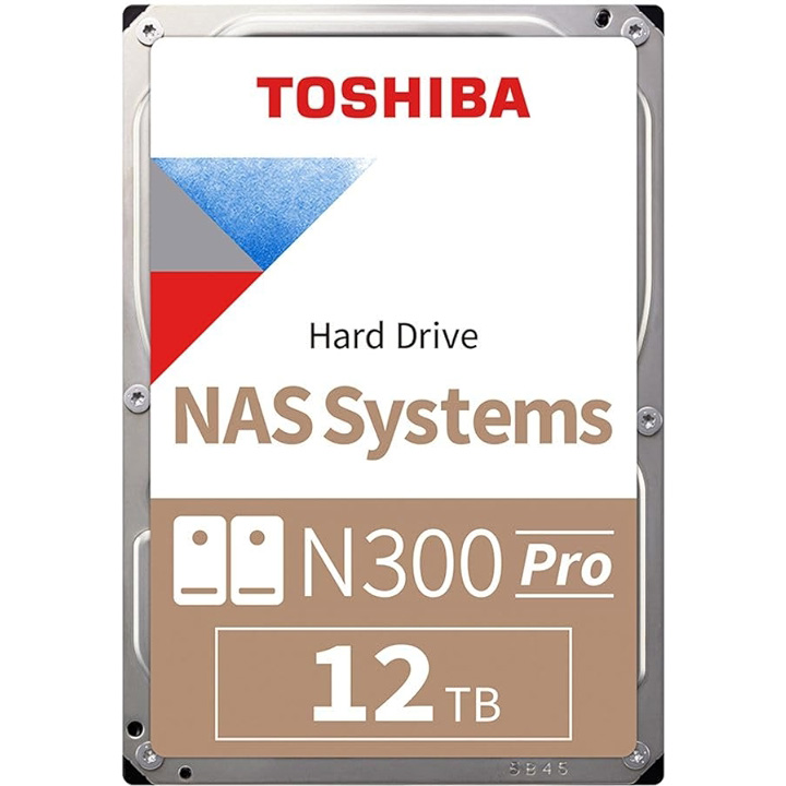 Жёсткий диск 3.5" TOSHIBA N300 Pro 12TB SATA/512MB (HDWG51CXZSTB)