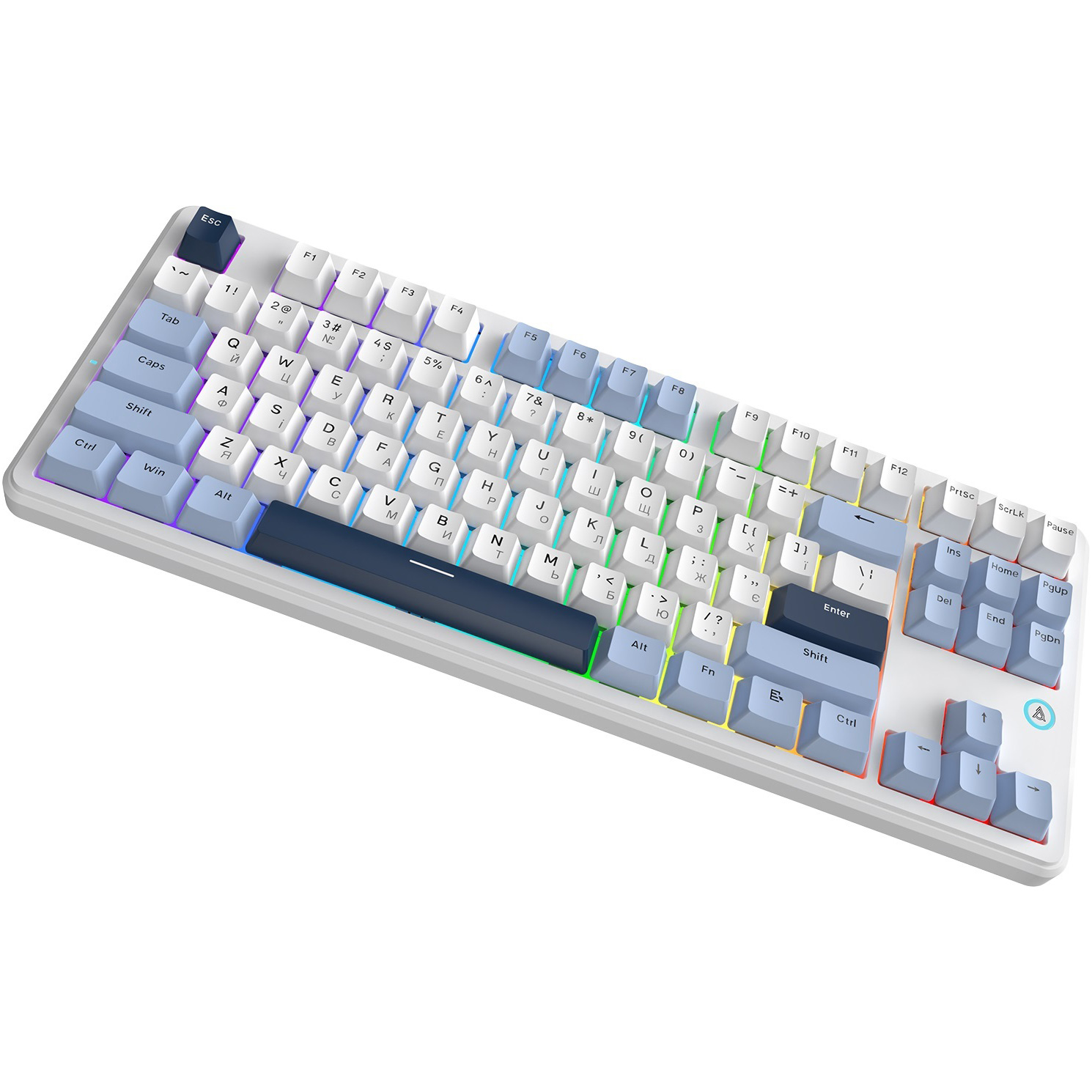 Клавіатура AJAZZ AK870 V2 Flying Fish Switch Blue/White/Blue