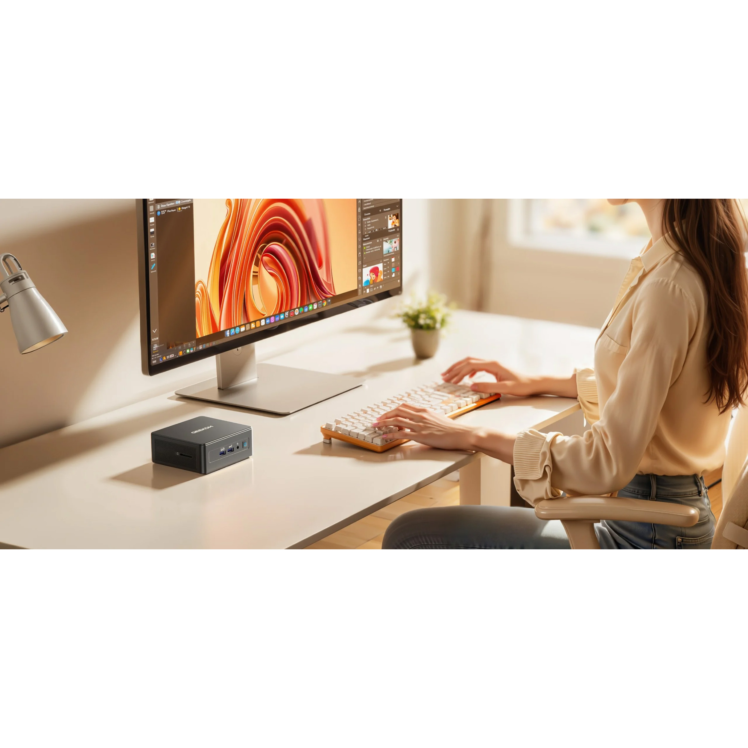Неттоп GEEKOM Mini IT15 AI (Ultra 9 285H 2.9GHz/32GB/SSD 1TB/WF7/BT/W11P) (GMIT15U9285H-321-EU)