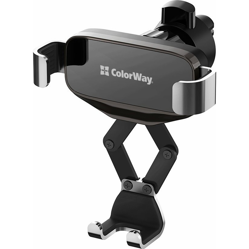 Автотримач для смартфона COLORWAY Metallic Gravity Holder Black (CW-CHG18-BK)