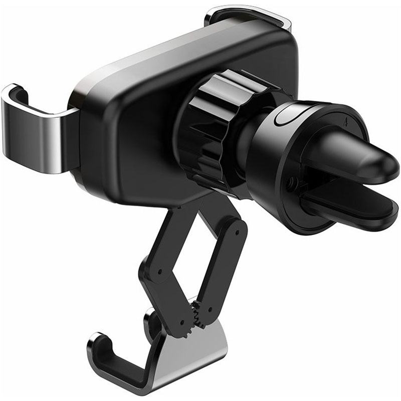 Автотримач для смартфона COLORWAY Metallic Gravity Holder Black (CW-CHG18-BK)