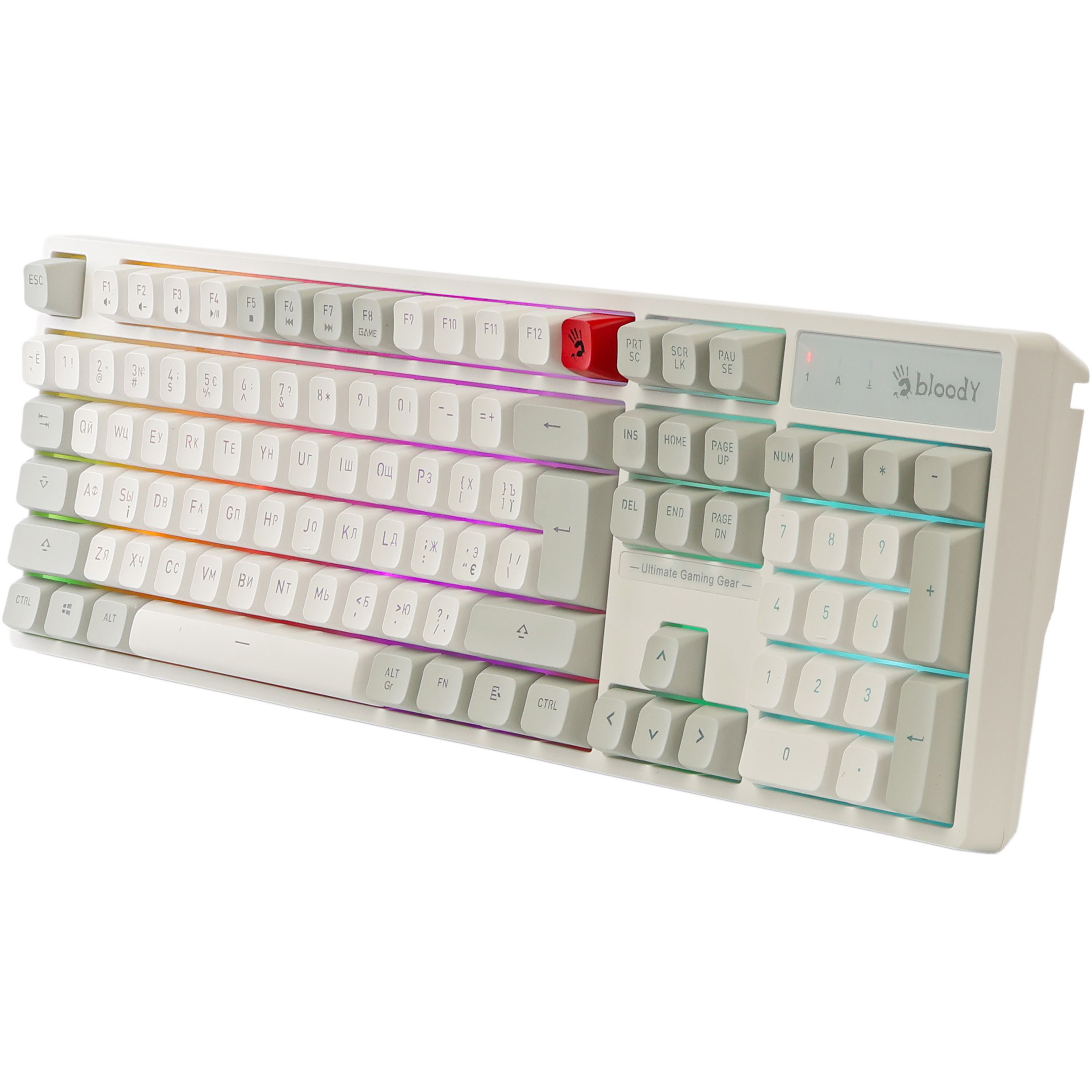 Клавиатура A4TECH BLOODY B230N White