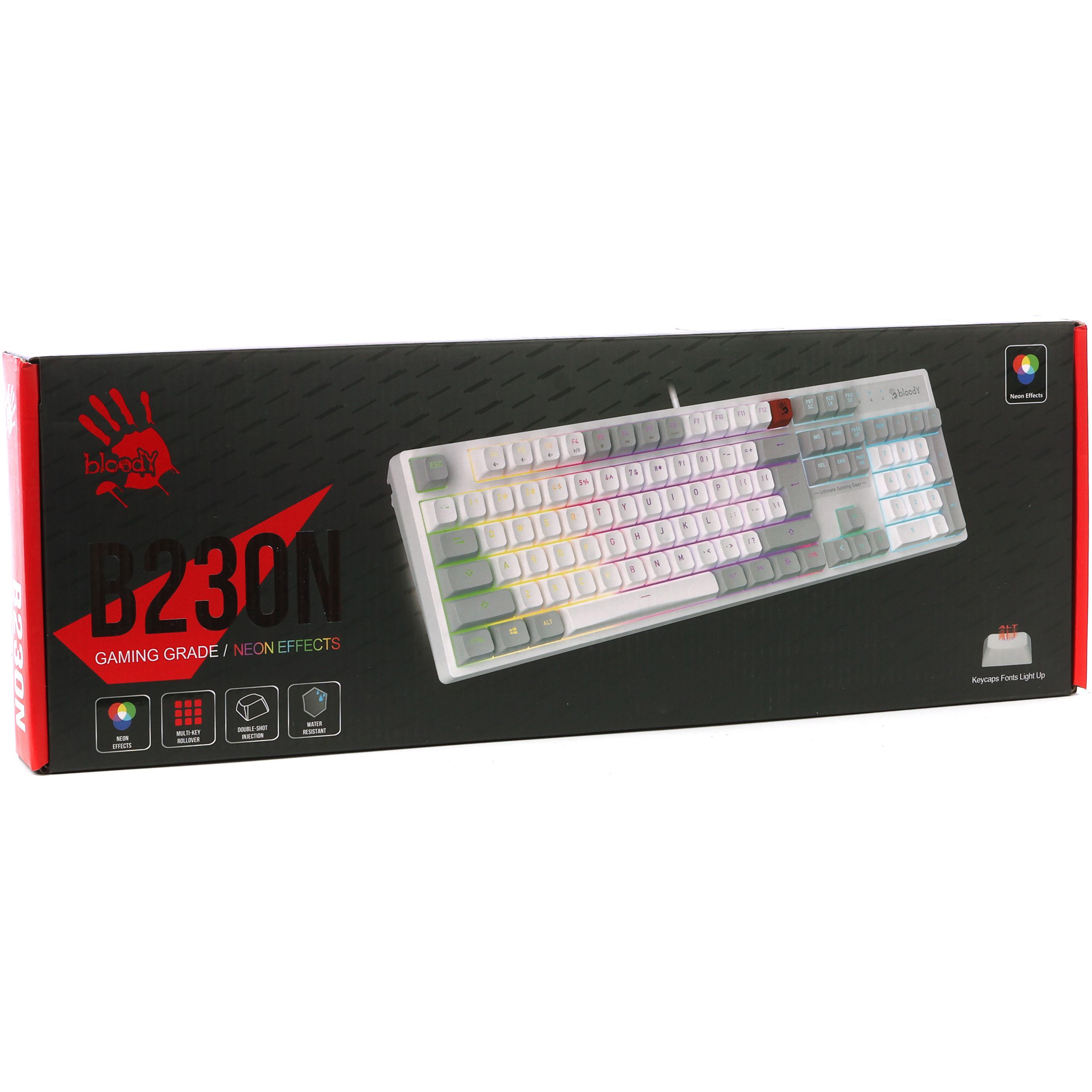 Клавиатура A4TECH BLOODY B230N White