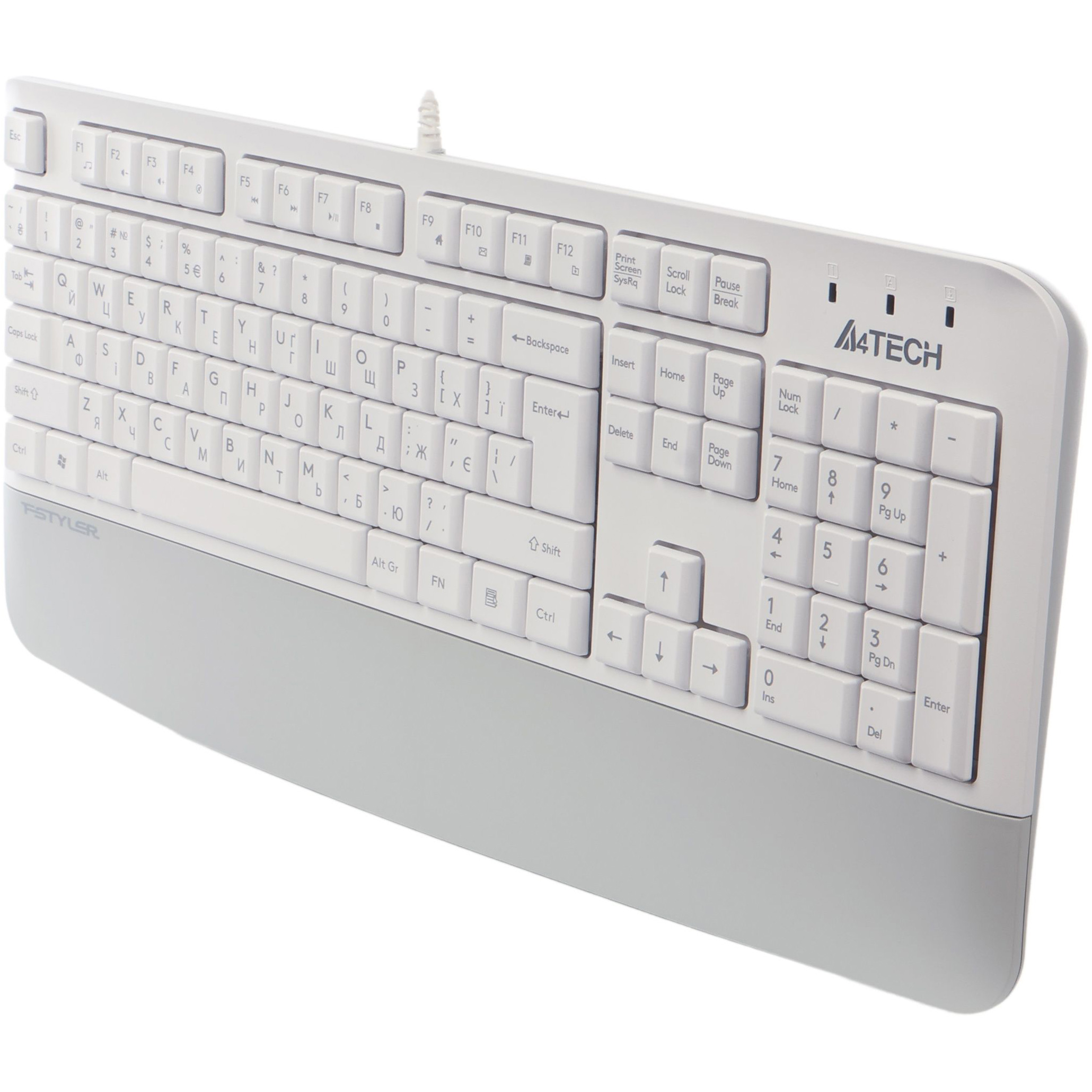 Клавіатура A4TECH Fstyler FK20 White
