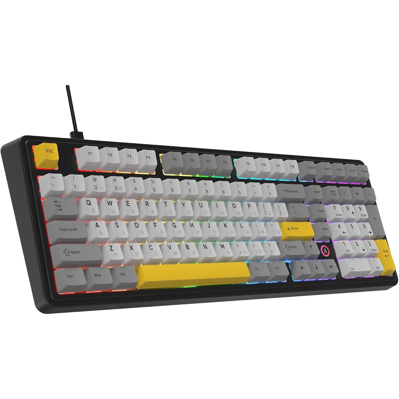 Клавіатура AJAZZ AK980 Max Magnetic Switch Black/Gray/Yellow