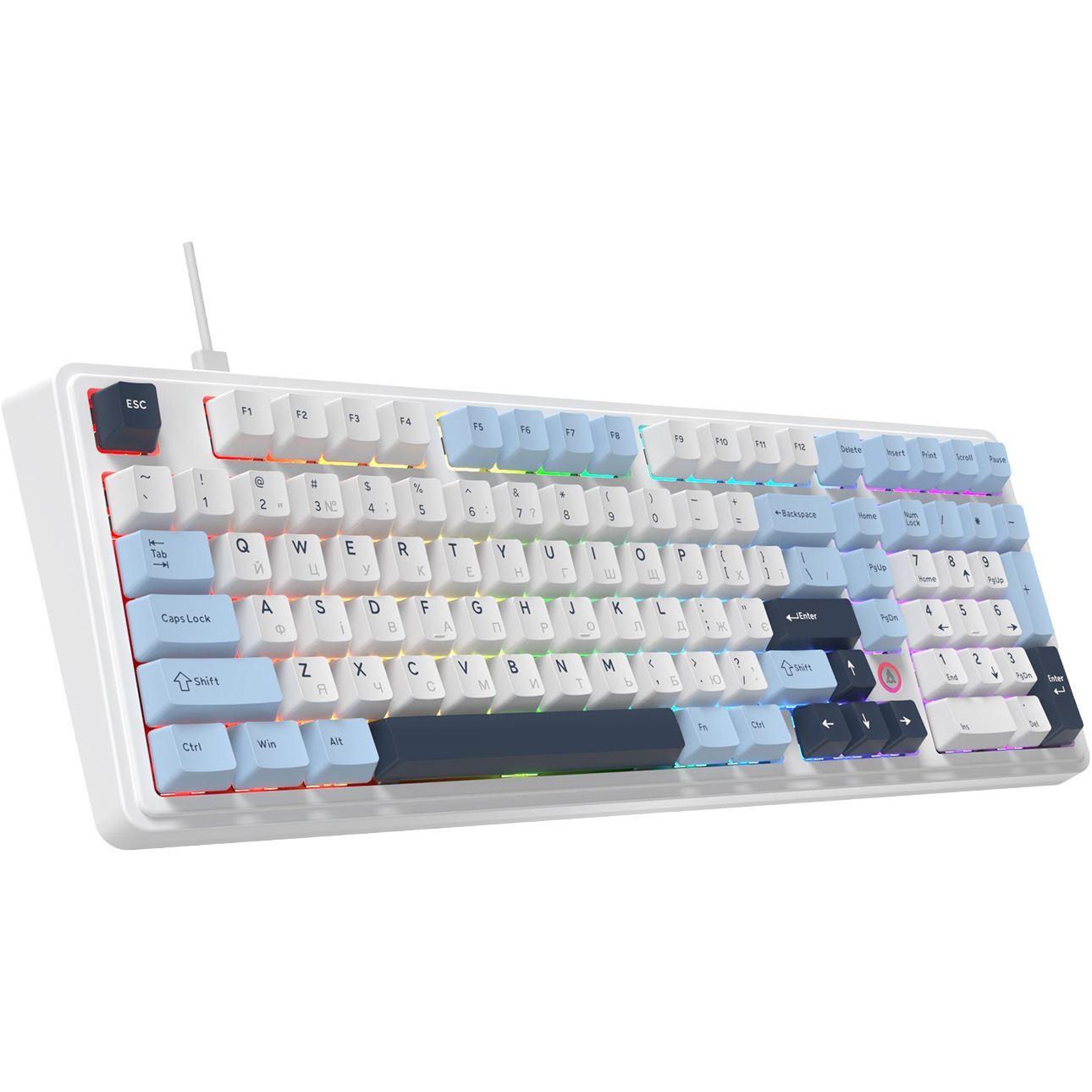 Клавіатура AJAZZ AK980 Max Magnetic Switch Blue/White/Dark Blue